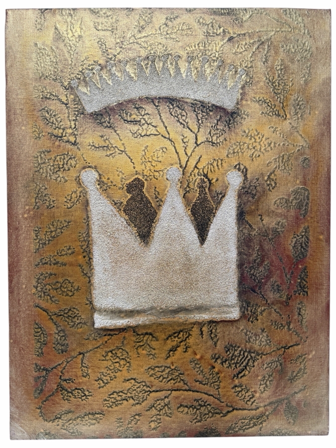Gerrit Greve (1948-2024, Cardiff by the Sea, CA) Original Acrylic And Sand Painting On Canvas 2013 Signed Verso 18 X 24 Estimate $400 - $500