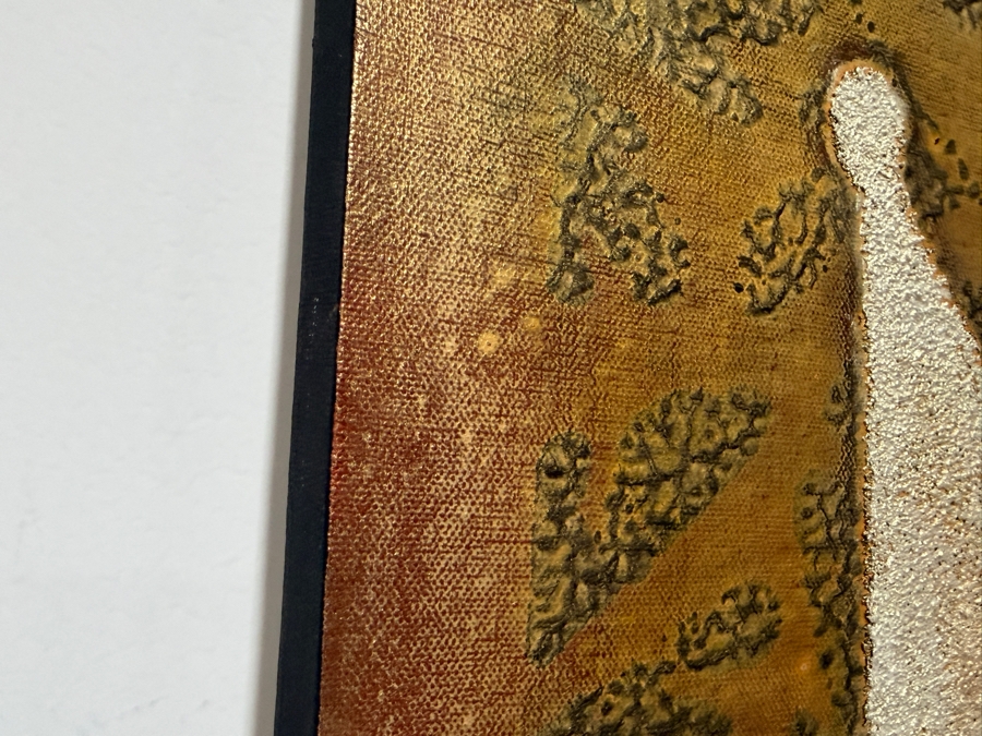 Gerrit Greve (1948-2024, Cardiff by the Sea, CA) Original Acrylic And Sand Painting On Canvas 2013 Signed Verso 18 X 24 Estimate $400 - $500 [Photo 3]