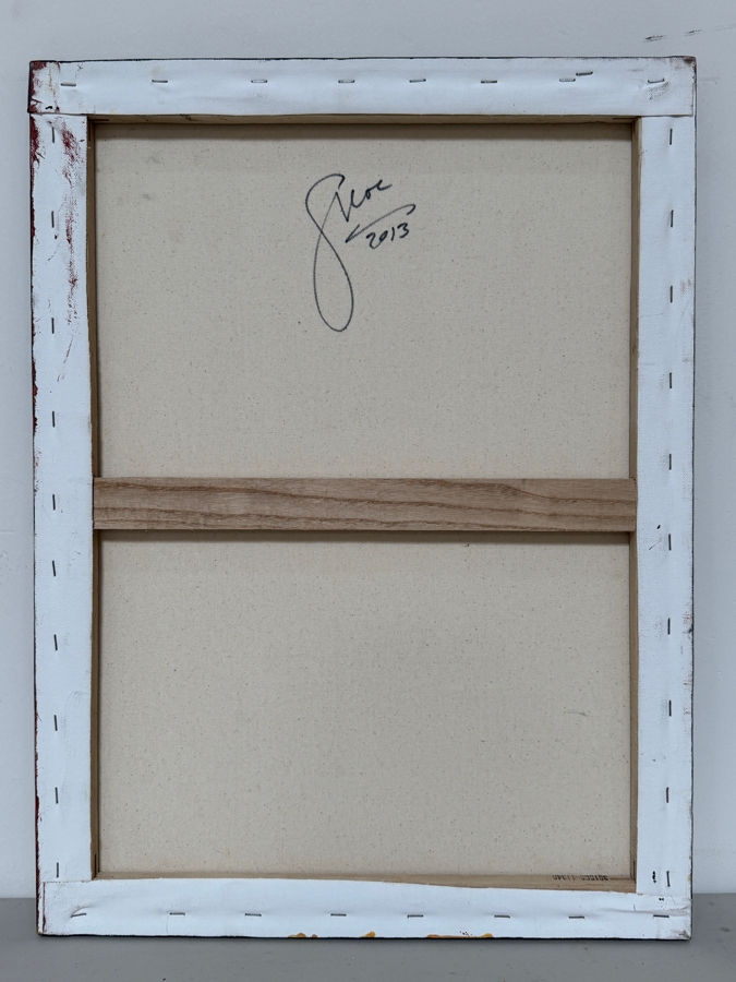 Gerrit Greve (1948-2024, Cardiff by the Sea, CA) Original Acrylic And Sand Painting On Canvas 2013 Signed Verso 18 X 24 Estimate $400 - $500 [Photo 5]