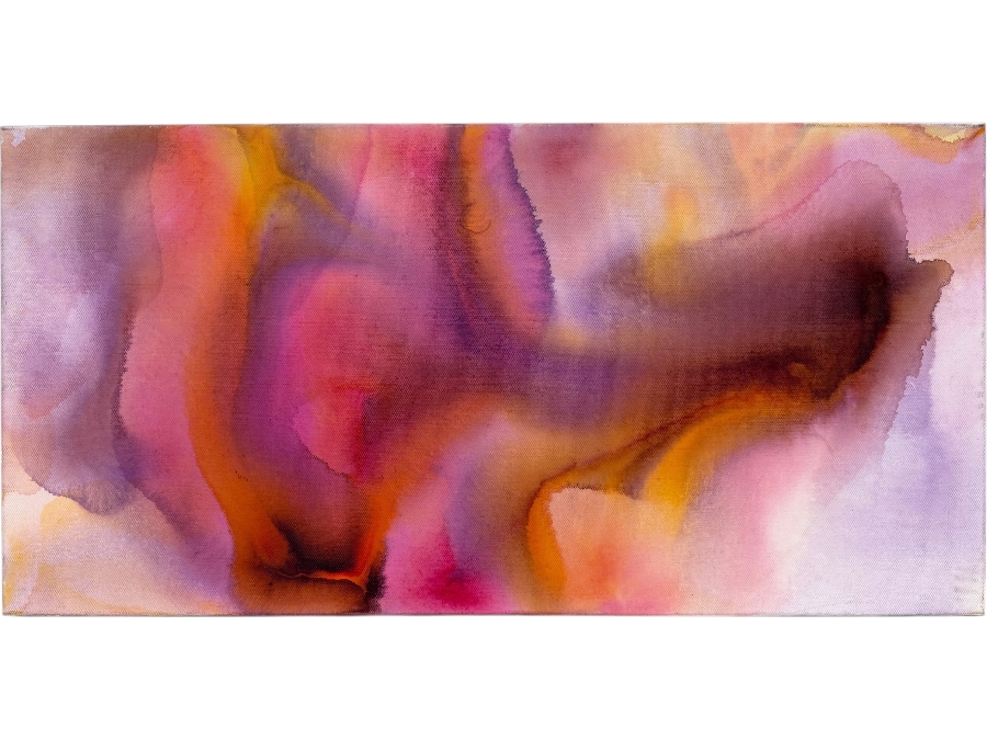 Gerrit Greve (1948-2024, Cardiff by the Sea, CA) Original Acrylic Painting On Canvas 2020 Signed Verso 36 X 18 Estimate $600 - $800