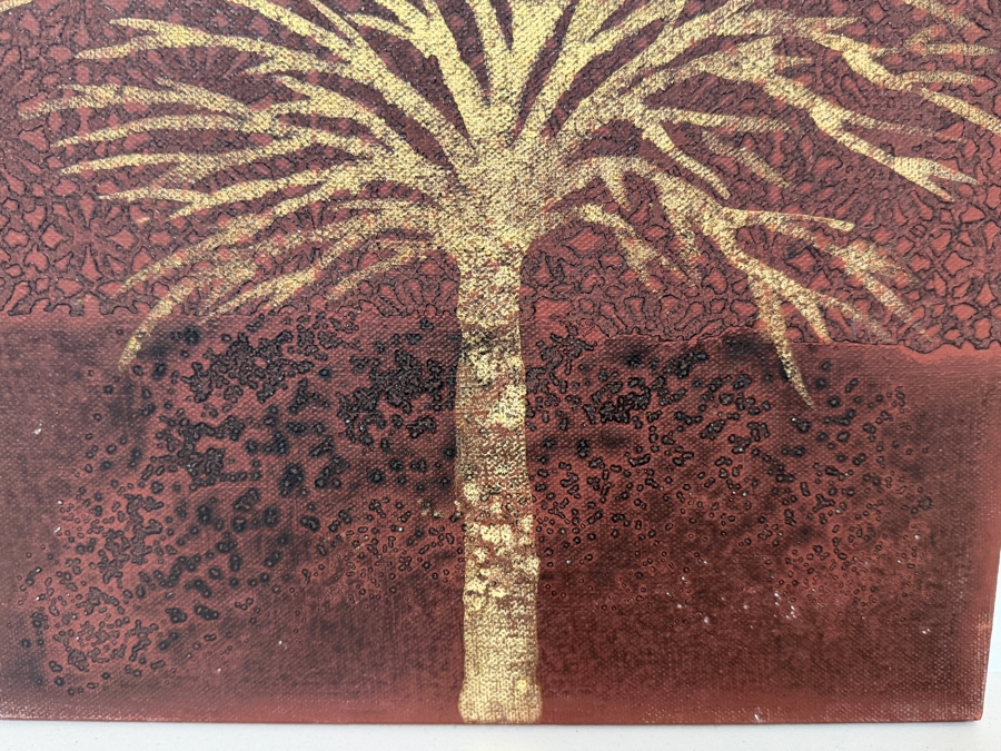 Gerrit Greve (1948-2024, Cardiff by the Sea, CA) Original Acrylic Painting On Canvas   12 X 12 Estimate $100 - $200 [Photo 2]