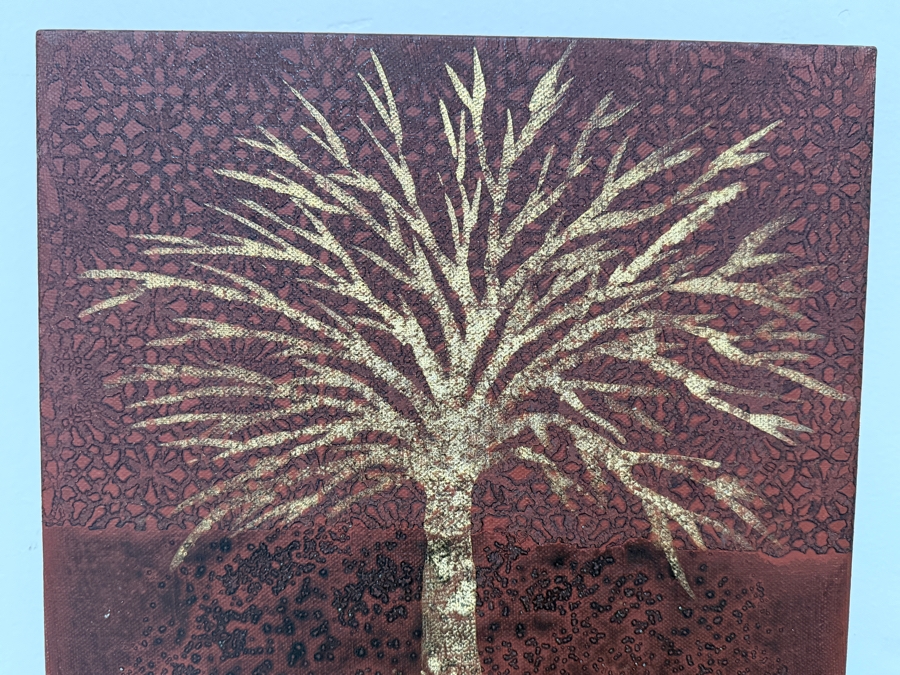 Gerrit Greve (1948-2024, Cardiff by the Sea, CA) Original Acrylic Painting On Canvas   12 X 12 Estimate $100 - $200 [Photo 3]