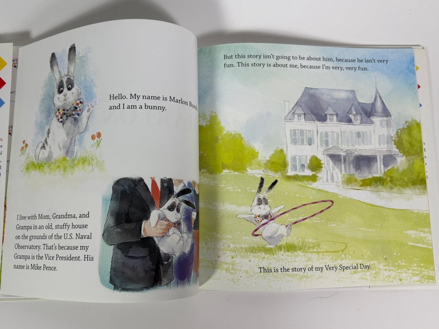 Just Added - Pair Of A Day In The Life Of Marlon Bundo Hardcover Books [Photo 5]