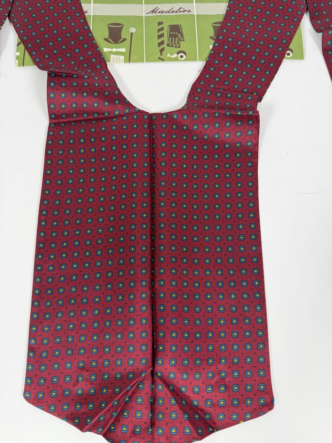Just Added - Jean Patou Paris Silk Cravat Ascot Tie [Photo 3]