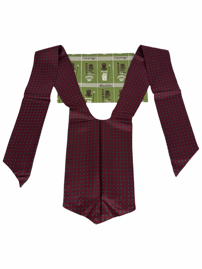 Just Added - Jean Patou Paris Silk Cravat Ascot Tie