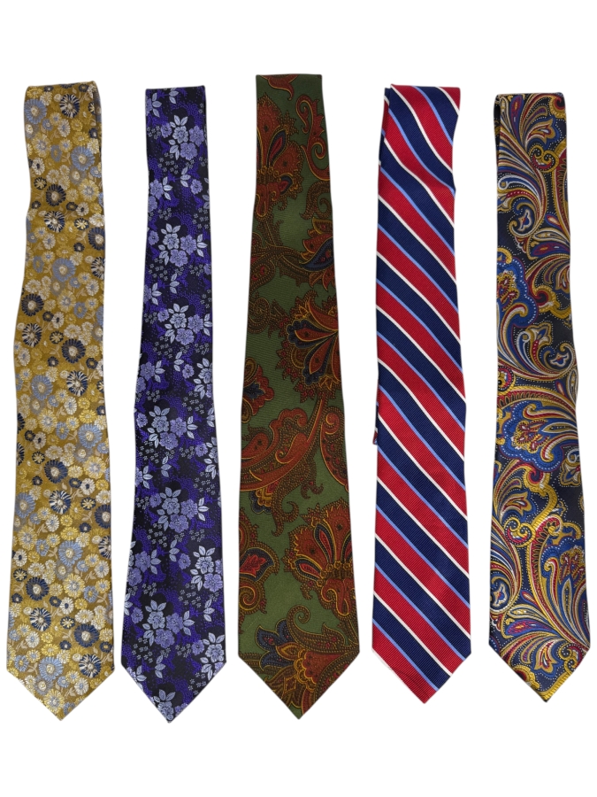 Just Added - (5) Men's Silk Ties