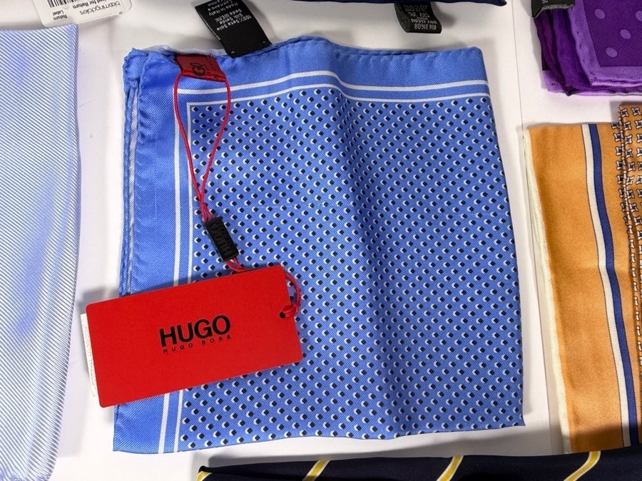 Just Added - Collection Of (13) Men's Handkerchiefs [Photo 2]
