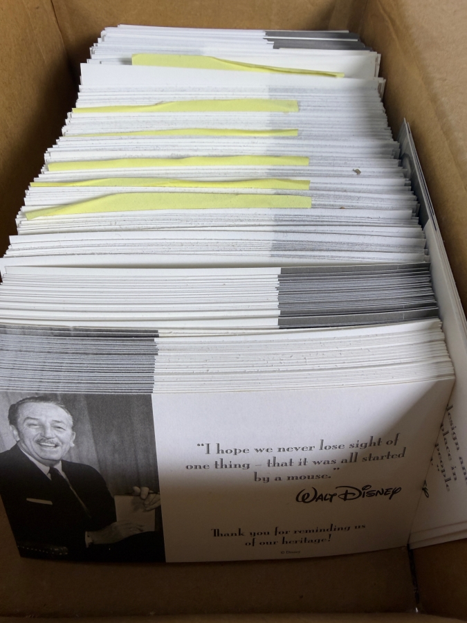 Just Added - Box Of Walt Disney Quote Cards