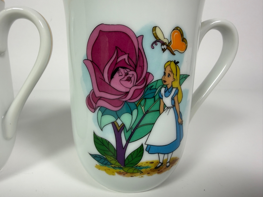 Just Added - (4) The Disney Collection Coffee Mugs Designed By Walt Disney Artists 4H [Photo 3]