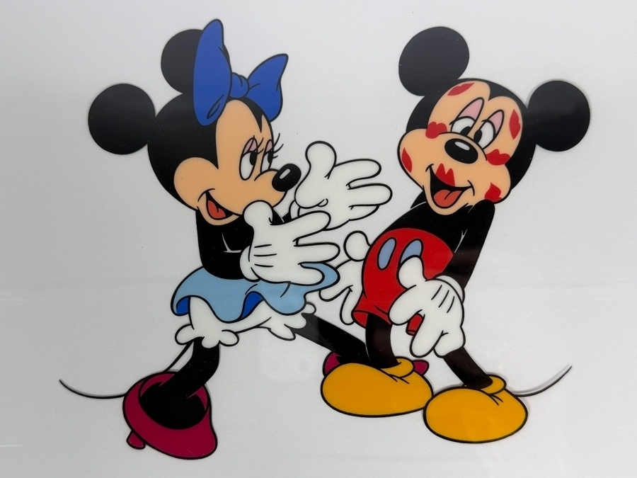 'Minnie Loves Mickey' Limited Edition Walt Disney Studio Serigraph Cel 13 X 9 Framed 21 X 17 [Photo 4]