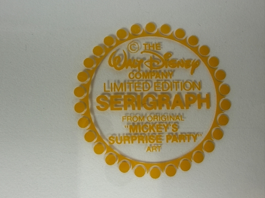 'Minnie Loves Mickey' Limited Edition Walt Disney Studio Serigraph Cel 13 X 9 Framed 21 X 17 [Photo 5]
