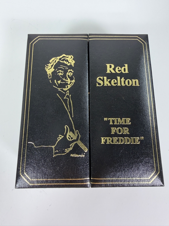 14k Gold Limited Edition Hand Signed Red Skelton Wrist Watch By Armstrong's 1997 Titled 'Time For Freddie' Numbered 52 Of 500 With COA And Original Box [Photo 5]