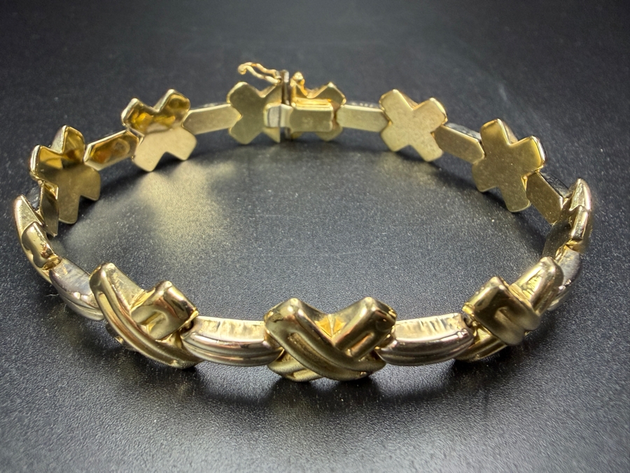 14k Gold 7.5' Italian Bracelet 12.7g ($1,080 Melt Value) [Photo 3]
