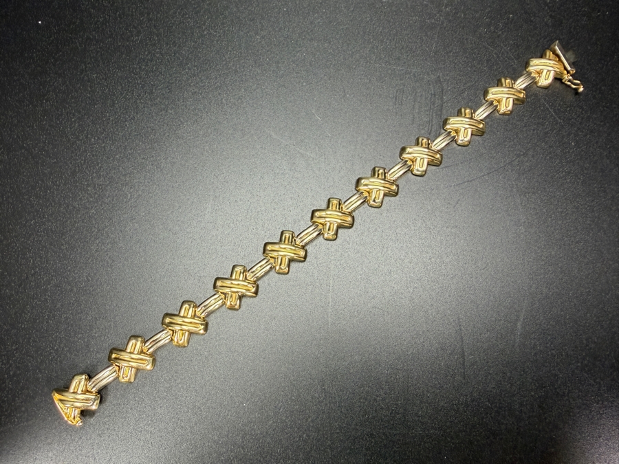 14k Gold 7.5' Italian Bracelet 12.7g ($1,080 Melt Value) [Photo 6]