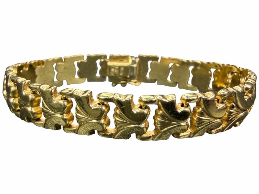 14k Gold 7' Italian Bracelet 10.3g ($877 Melt Value)