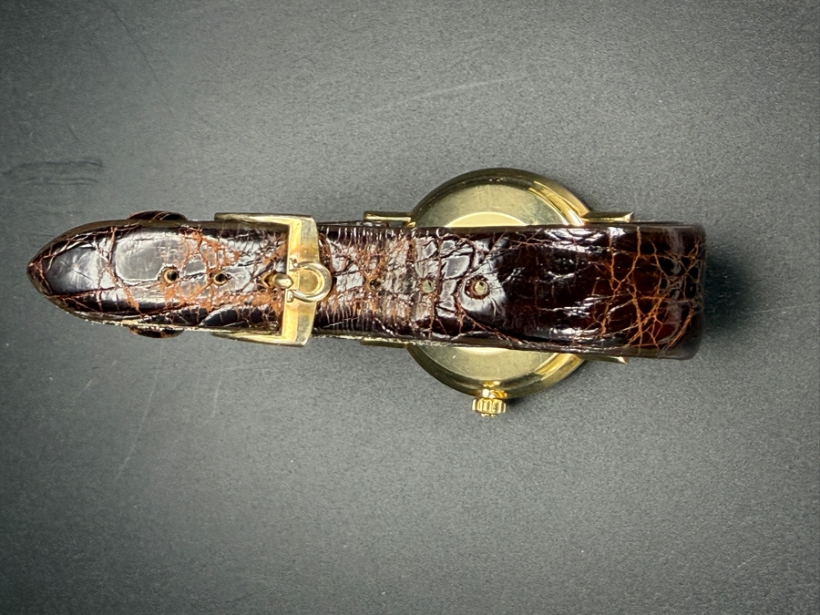 Vintage 14k Gold Omega Seamaster Wrist Watch [Photo 6]