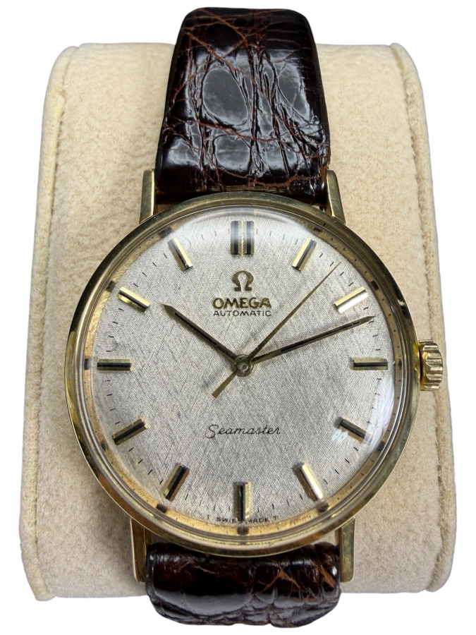 Vintage 14k Gold Omega Seamaster Wrist Watch