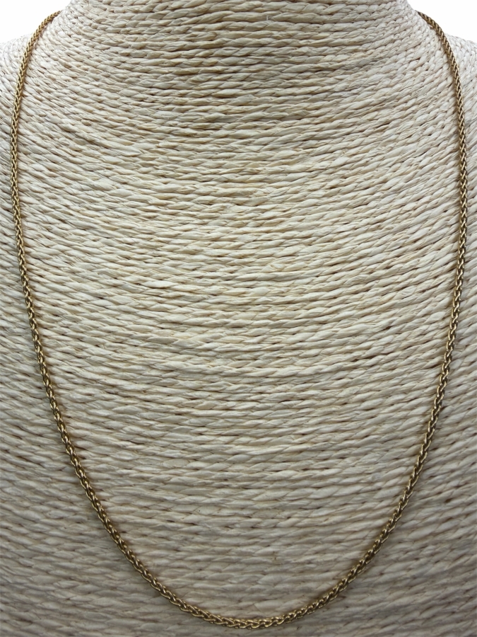 14k Gold 20' Italian Rope Chain Necklace 7.0g ($600 Melt Value)