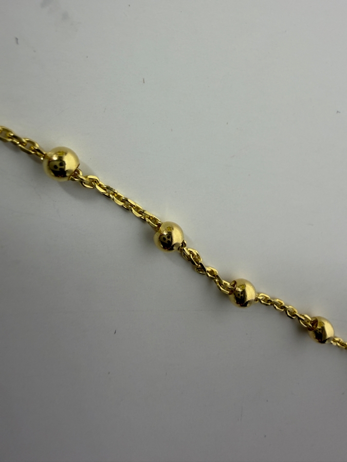 14k Gold 28' Rosary Necklace 12.4g ($1,060 Melt Value) [Photo 9]