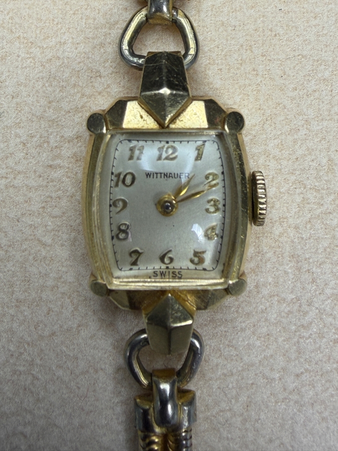 14k Gold Wittnauer Ladies Wrist Watch 13.2g [Photo 2]