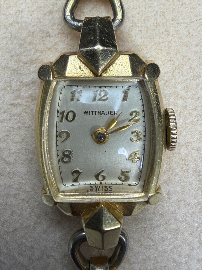 14k Gold Wittnauer Ladies Wrist Watch 13.2g [Photo 4]