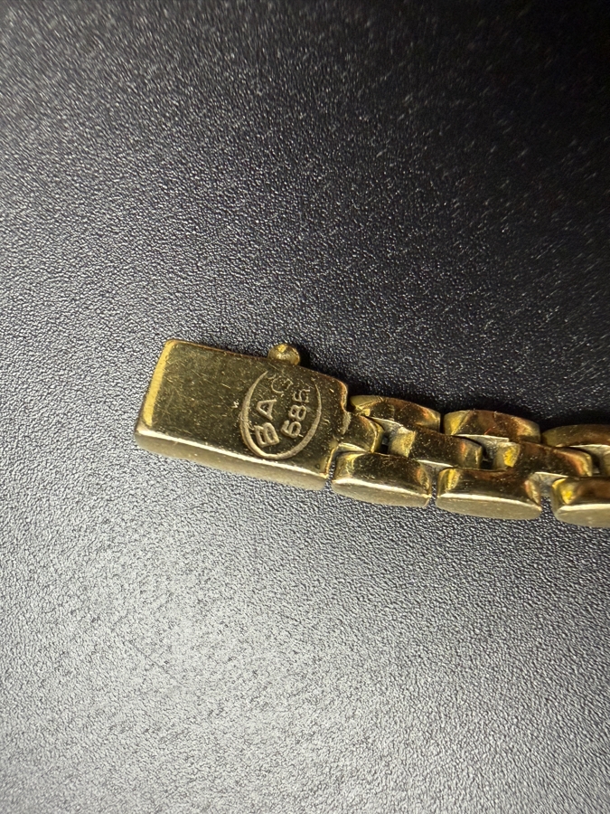 14k Gold 17' Greek Key Necklace With Matching 14k Gold 7.25' Bracelet 50.2g ($4,275 Melt Value) [Photo 6]