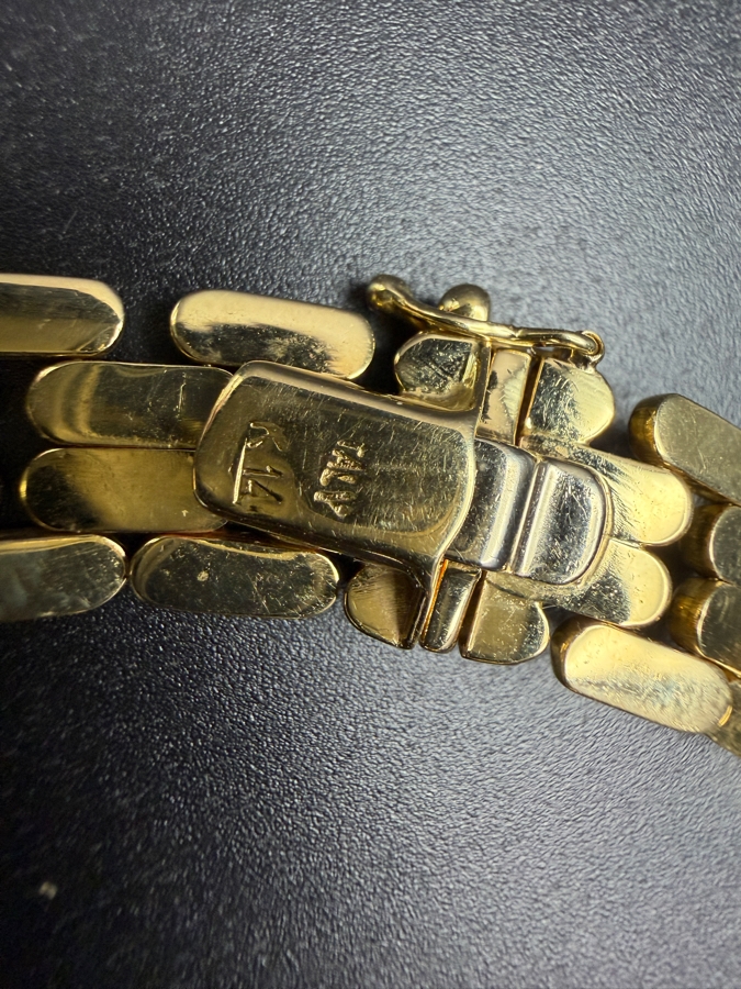 14k Gold 16' Italian Necklace With Matching 14k Gold 7' Bracelet 54.1g ($4,600 Melt Value) [Photo 5]