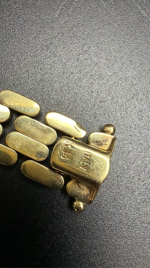 14k Gold 16' Italian Necklace With Matching 14k Gold 7' Bracelet 54.1g ($4,600 Melt Value) [Photo 6]