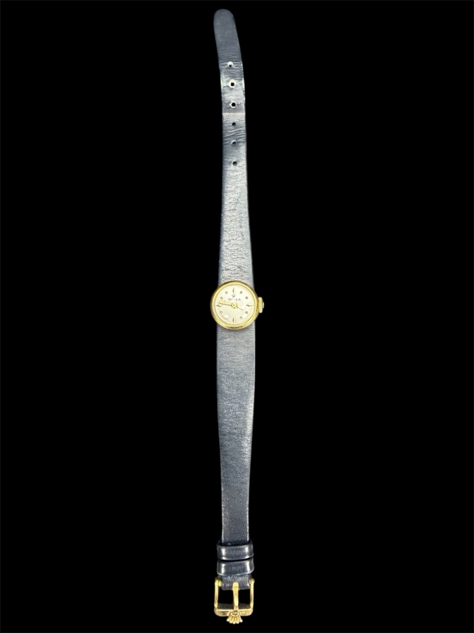 Vintage 18k Gold Ladies Rolex Wrist Watch [Photo 3]