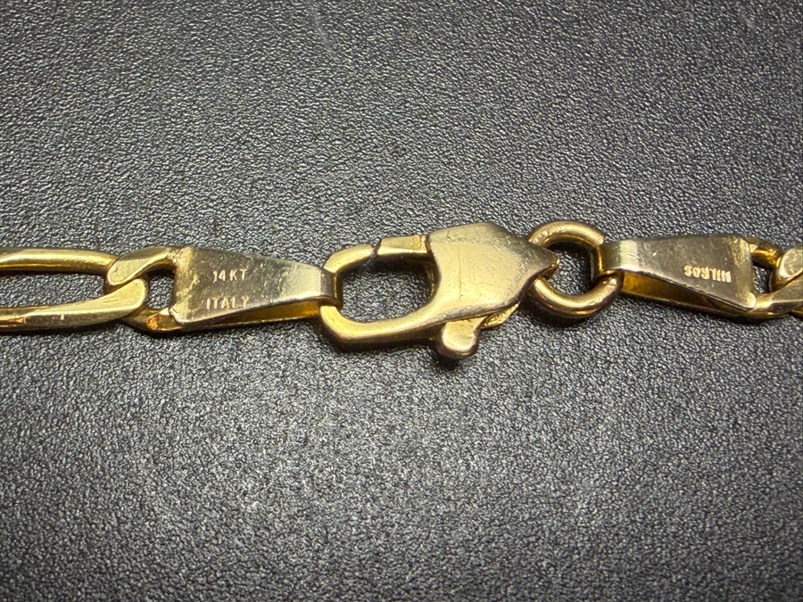 14k Gold 18' Italian Chain Necklace 10.7g ($900 Melt Value) [Photo 4]