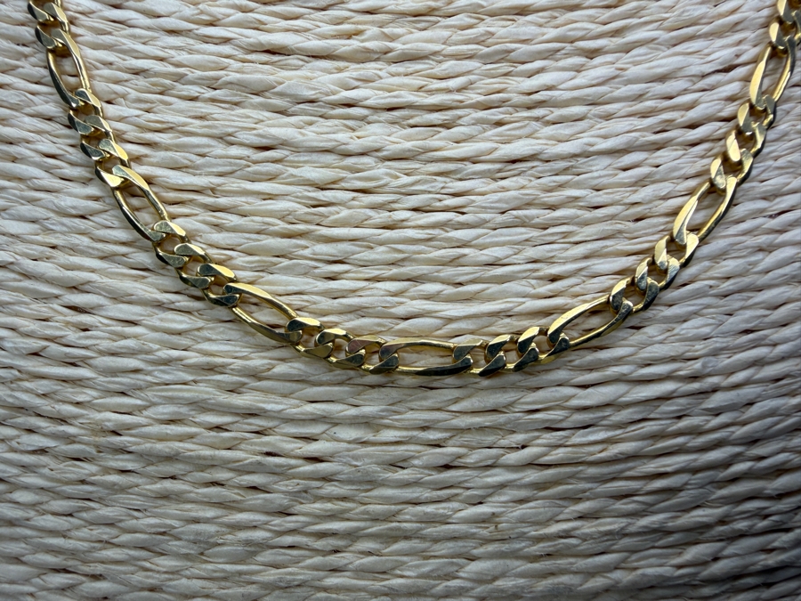 14k Gold 18' Italian Chain Necklace 10.7g ($900 Melt Value) [Photo 2]
