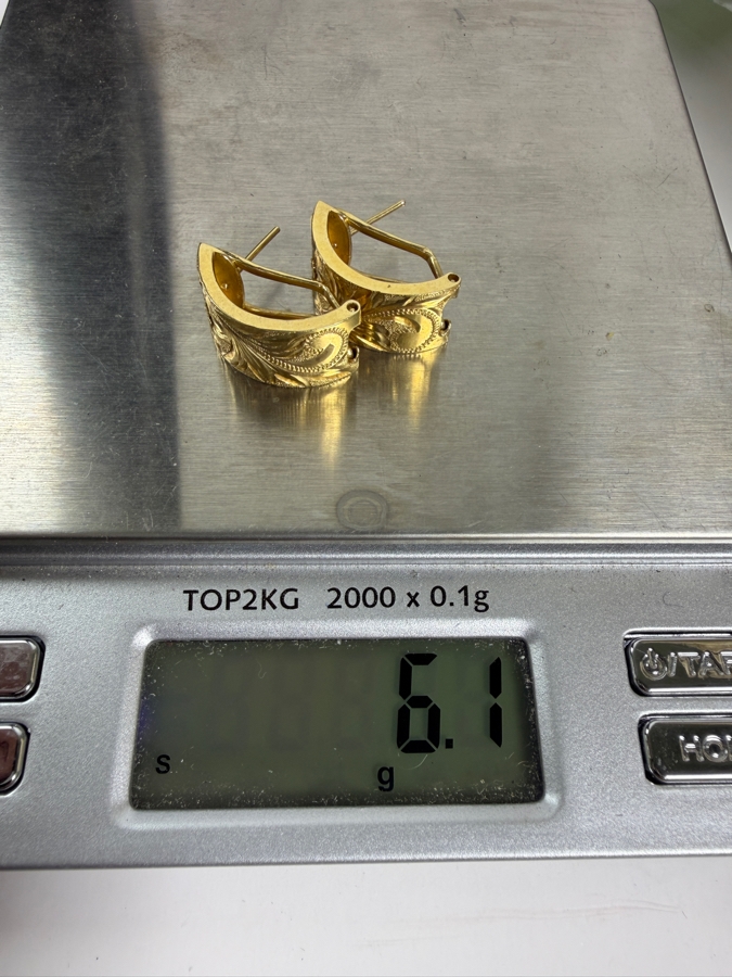 14k Gold Earrings 6.1g ($520 Melt Value) [Photo 5]