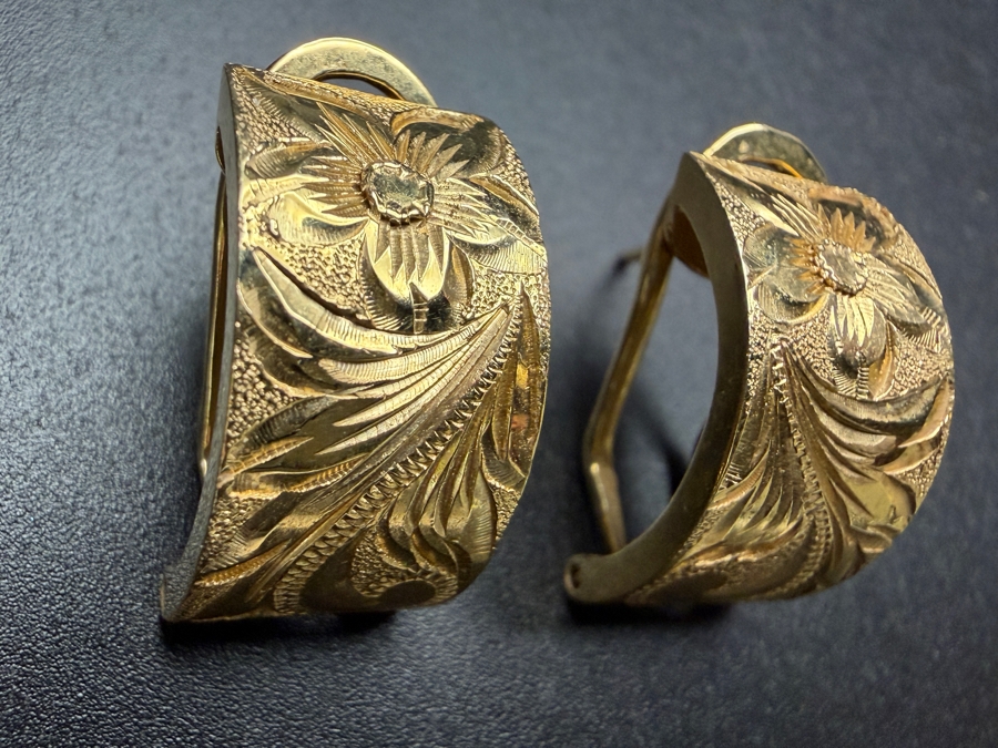 14k Gold Earrings 6.1g ($520 Melt Value) [Photo 2]