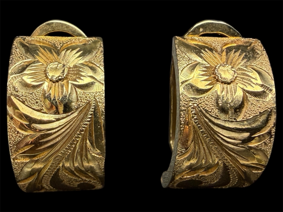 14k Gold Earrings 6.1g ($520 Melt Value)