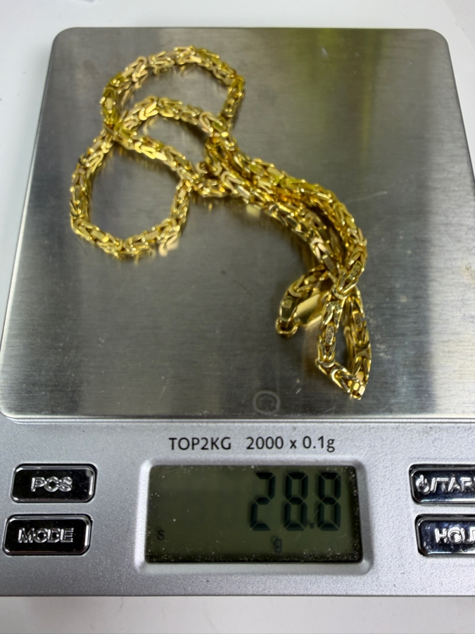 14k Gold 18' Chain Necklace 28.8g ($2,450 Melt Value) [Photo 8]