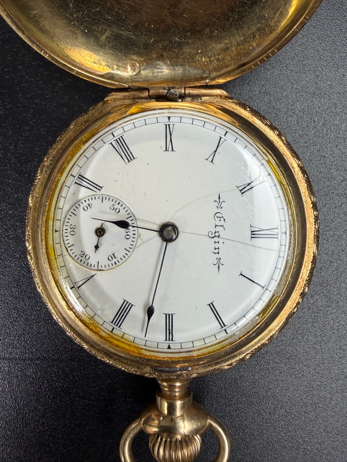 Antique 1867-1881 Elgin 14k Gold 15 Jewel Pocket Watch Working 30.2g Estimate $2,000-$3,000 [Photo 4]