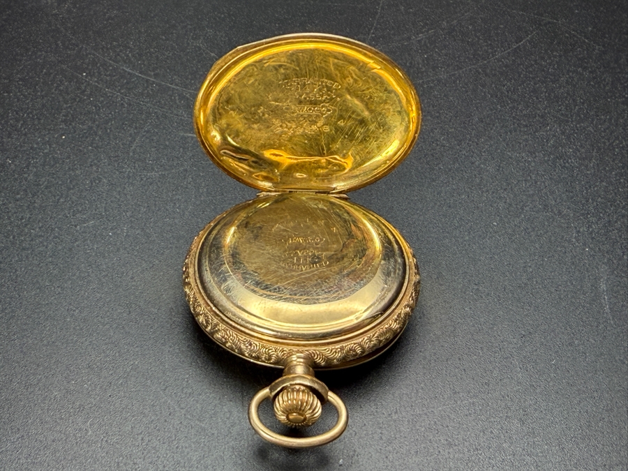 Antique 1867-1881 Elgin 14k Gold 15 Jewel Pocket Watch Working 30.2g Estimate $2,000-$3,000 [Photo 13]