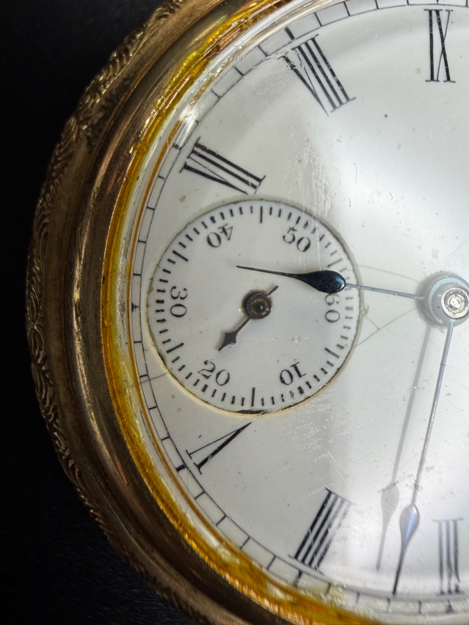 Antique 1867-1881 Elgin 14k Gold 15 Jewel Pocket Watch Working 30.2g Estimate $2,000-$3,000 [Photo 6]