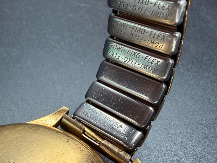 18k Gold Men's Mid-Century Camy Geneva 21 Jewels Wrist Watch Working 54.1g [Photo 7]