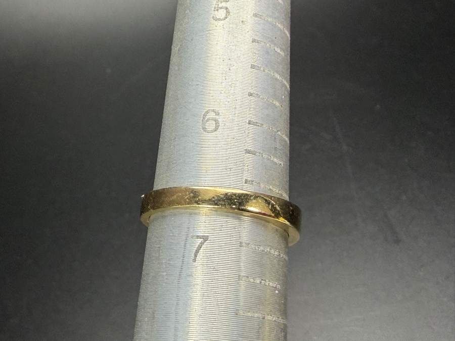 14k Gold Diamond Ring Set With (4) 3.25mm Round Brilliant Diamonds Est. .48cttw Size 6.75 3.1g Retails $1,800 [Photo 8]