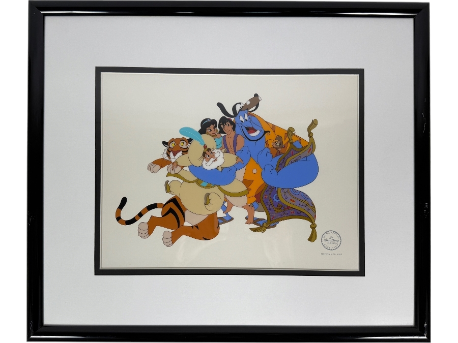 The Walt Disney Company 'Aladdin' Limited Edition Serigraph Cel 13 X 10 Framed 20 X 17.5 [Photo 2]