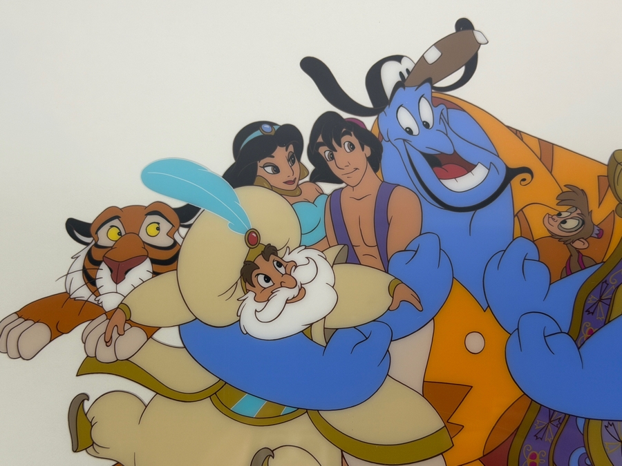 The Walt Disney Company 'Aladdin' Limited Edition Serigraph Cel 13 X 10 Framed 20 X 17.5 [Photo 4]