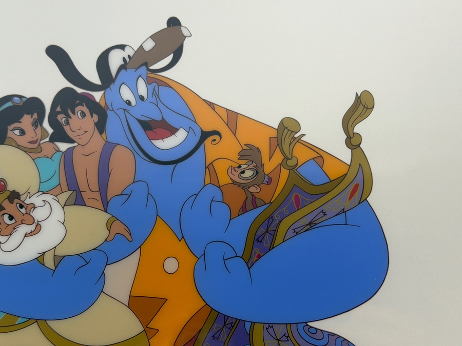 The Walt Disney Company 'Aladdin' Limited Edition Serigraph Cel 13 X 10 Framed 20 X 17.5 [Photo 5]