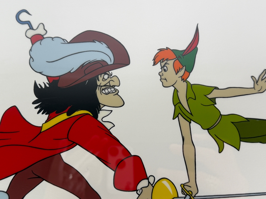 The Walt Disney Company 'Peter Pan' Limited Edition Serigraph Cel 13.5 X 9.5 Framed 21 X 17 [Photo 4]