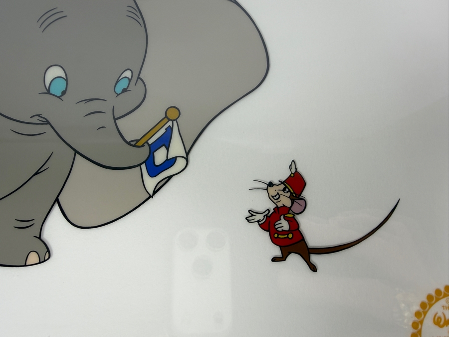 The Walt Disney Company 'Dumbo' Limited Edition Serigraph Cel 13.5 X 9.5 Framed 21 X 17 [Photo 4]