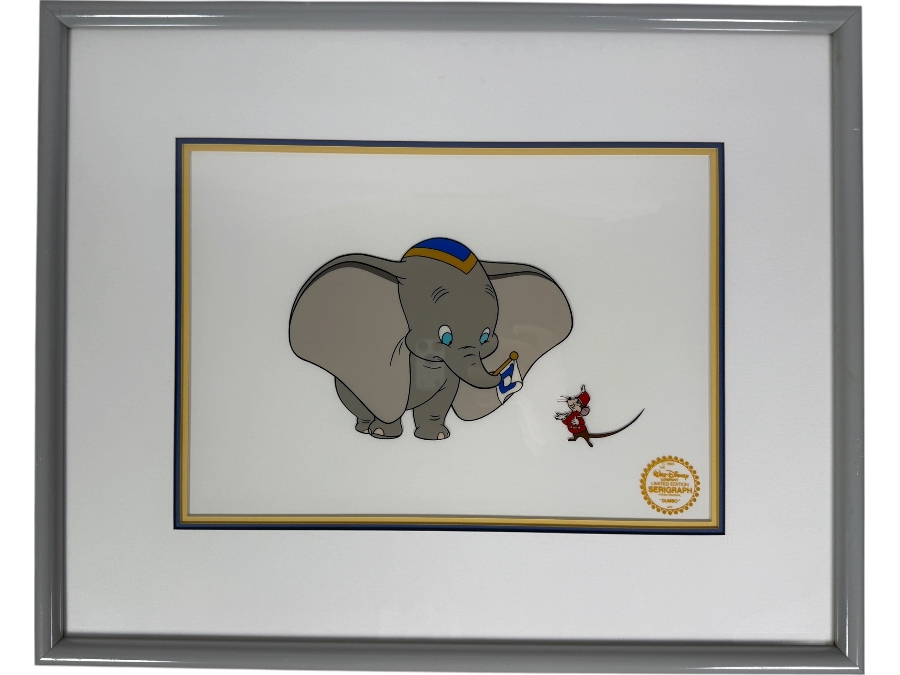 The Walt Disney Company 'Dumbo' Limited Edition Serigraph Cel 13.5 X 9.5 Framed 21 X 17 [Photo 2]