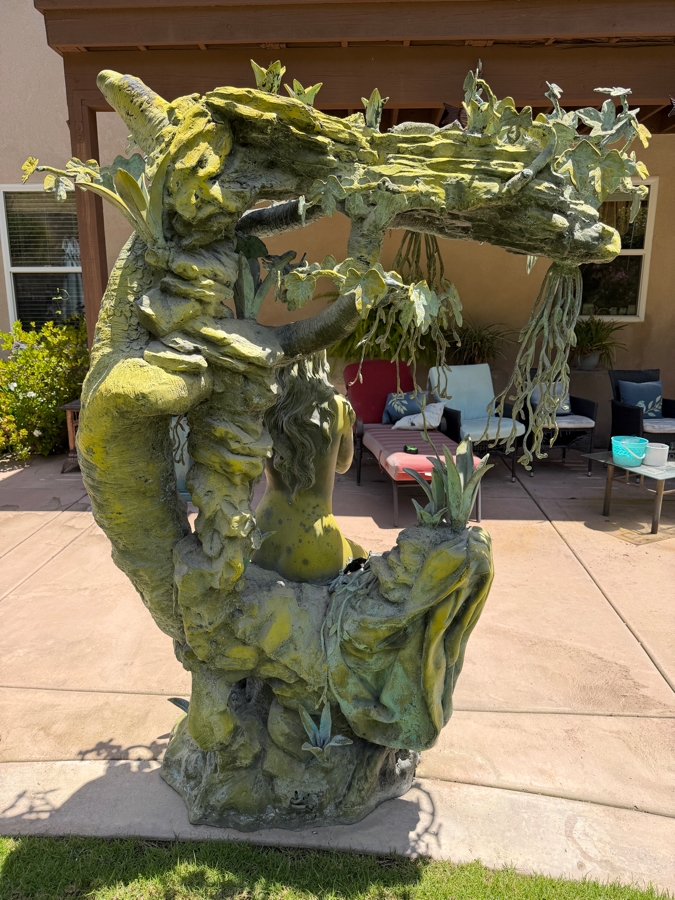 Large Bronze Fountain After Auguste Moreau 76'H [Photo 9]