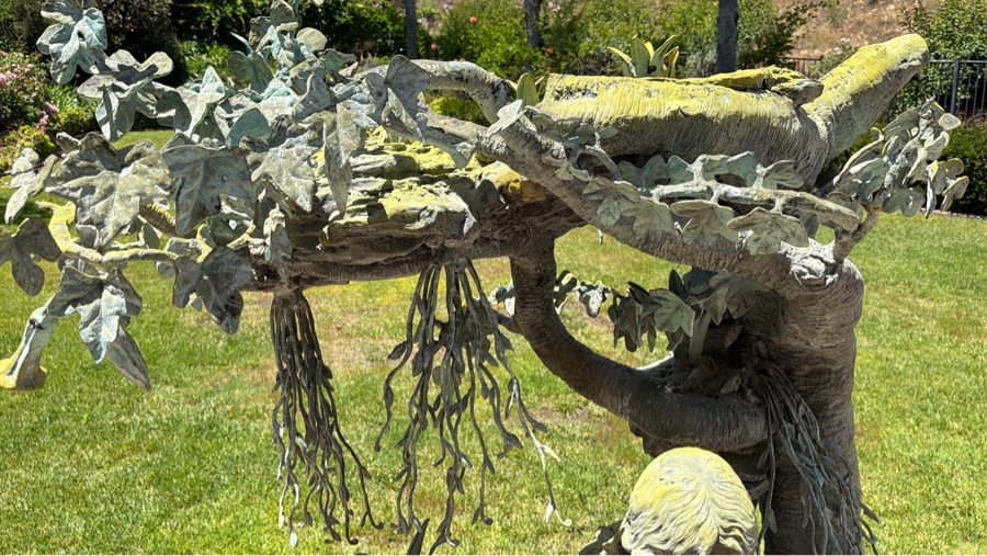 Large Bronze Fountain After Auguste Moreau 76'H [Photo 6]