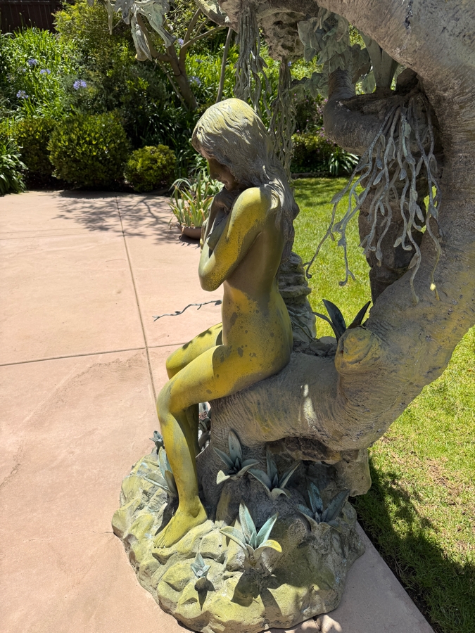 Large Bronze Fountain After Auguste Moreau 76'H [Photo 12]