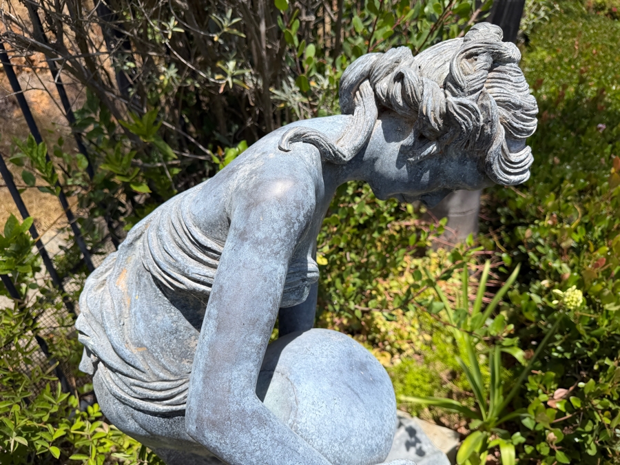 Large Bronze Fountain After Emile Carlier 56'H [Photo 10]